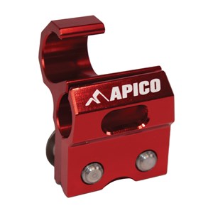 BRAKE HOSE CLAMP HONDA CRF250L/RL 16-20, CRF300L/RL 21-24  RED